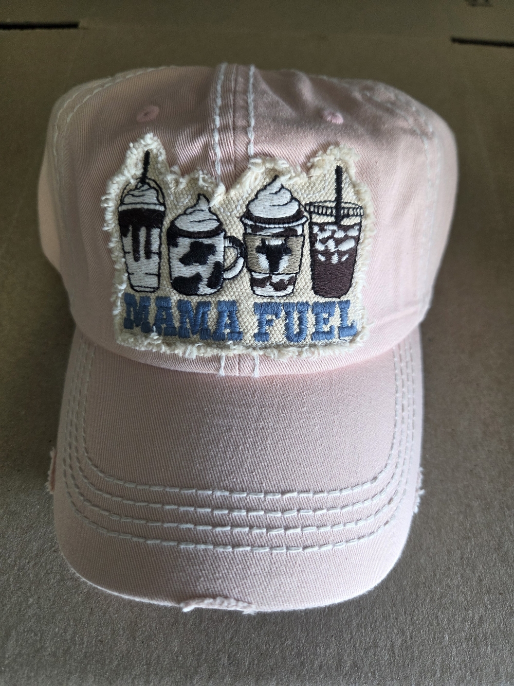 Mama Fuel Light Pink Womens Cap